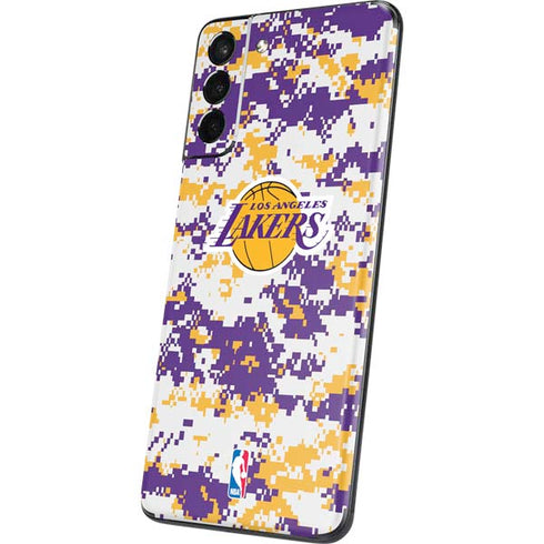 NBA Los Angeles Lakers Digi Camo Galaxy S21 Plus 5G Skin